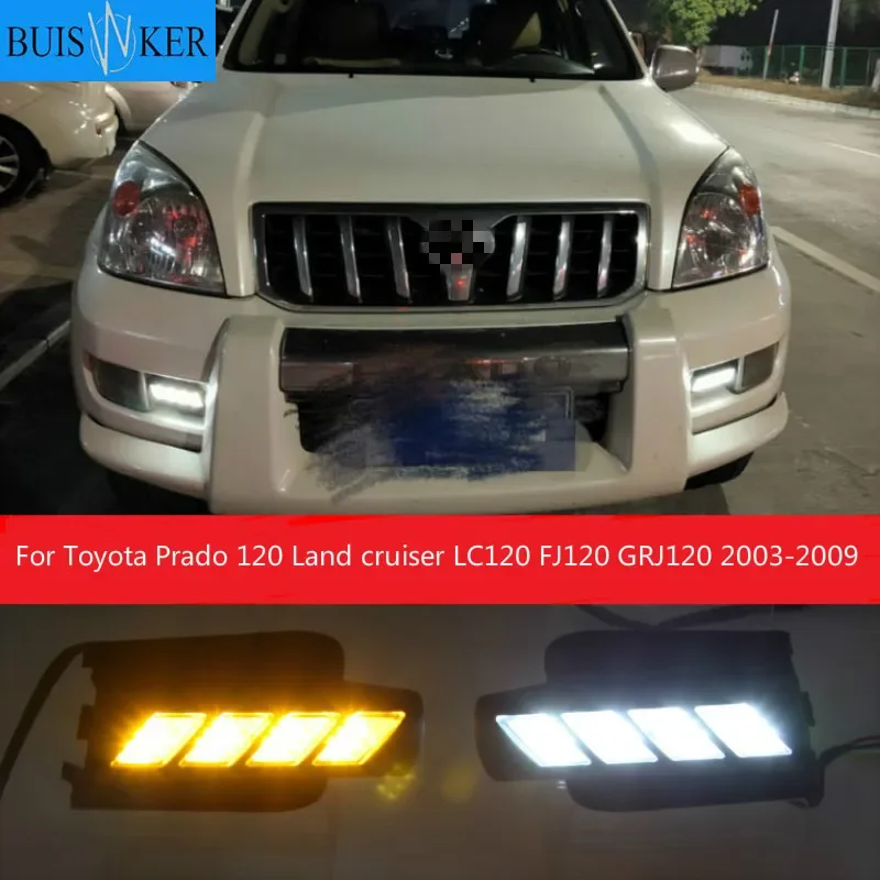 DRL for Toyota Prado 120 Land cruiser LC120 FJ120 GRJ120 2003 2004 2005 2006 2007 2008 2009 LED daytime running lights Fog lamp
DRL for Toyota Prado 120 Land cruiser LC120 FJ120 GRJ120 2003 2004 2005 2006 2007 2008 2009 LED daytime running lights Fog lamp