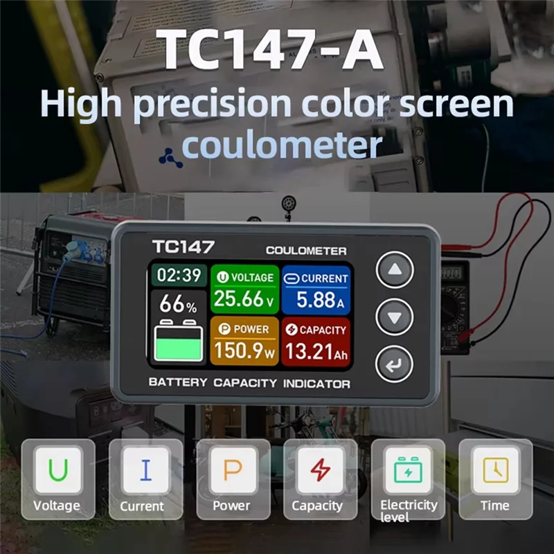N11R TC147 0 ~ 75A Высокоточный счетчик кулонов Счетчик кулонов Литиевая батарея Измеритель мощности
N11R TC147 0 ~ 75A Высокоточный счетчик кулонов Счетчик кулонов Литиевая батарея Измеритель мощности