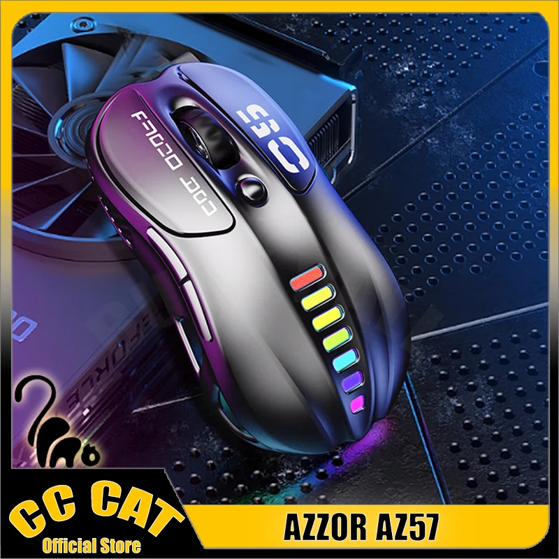 AZZOR AZ57 Мышь PAW3311 3-режимная беспроводная мышь 2,4G 12000 точек на дюйм Легкая игровая офисная мышь Аксессуар Мышь для ноутбука Пользовательские подарки
AZZOR AZ57 Мышь PAW3311 3-режимная беспроводная мышь 2,4G 12000 точек на дюйм Легкая игровая офисная мышь Аксессуар Мышь для ноутбука Пользовательские подарки