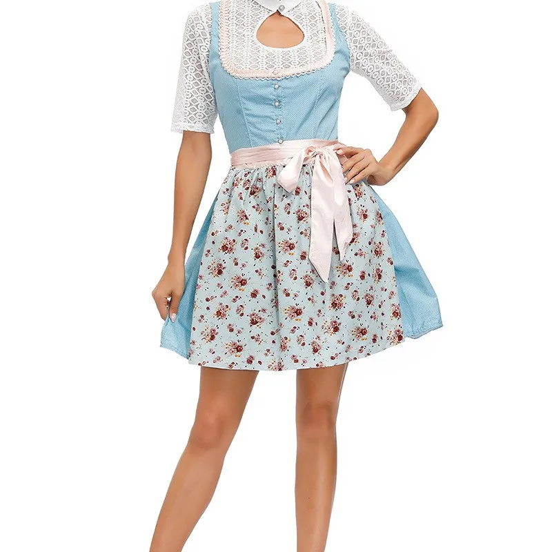 Костюм на Хэллоуин с цветочным принтом в немецком стиле Октоберфест Dr, женская этническая сценическая одежда, зимняя коллекция TDOhysTq без бренда 
Костюм на Хэллоуин с цветочным принтом в немецком стиле Октоберфест Dr, женская этническая сценическая одежда, зимняя коллекция TDOhysTq без бренда