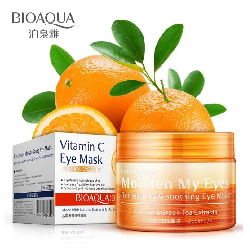 BIOAQUA Orange Extarct Plump Moisturizing Eye Mask Firming Brightening Skin Nourishing Tender Eye Patch
BIOAQUA Orange Extarct Plump Moisturizing Eye Mask Firming Brightening Skin Nourishing Tender Eye Patch