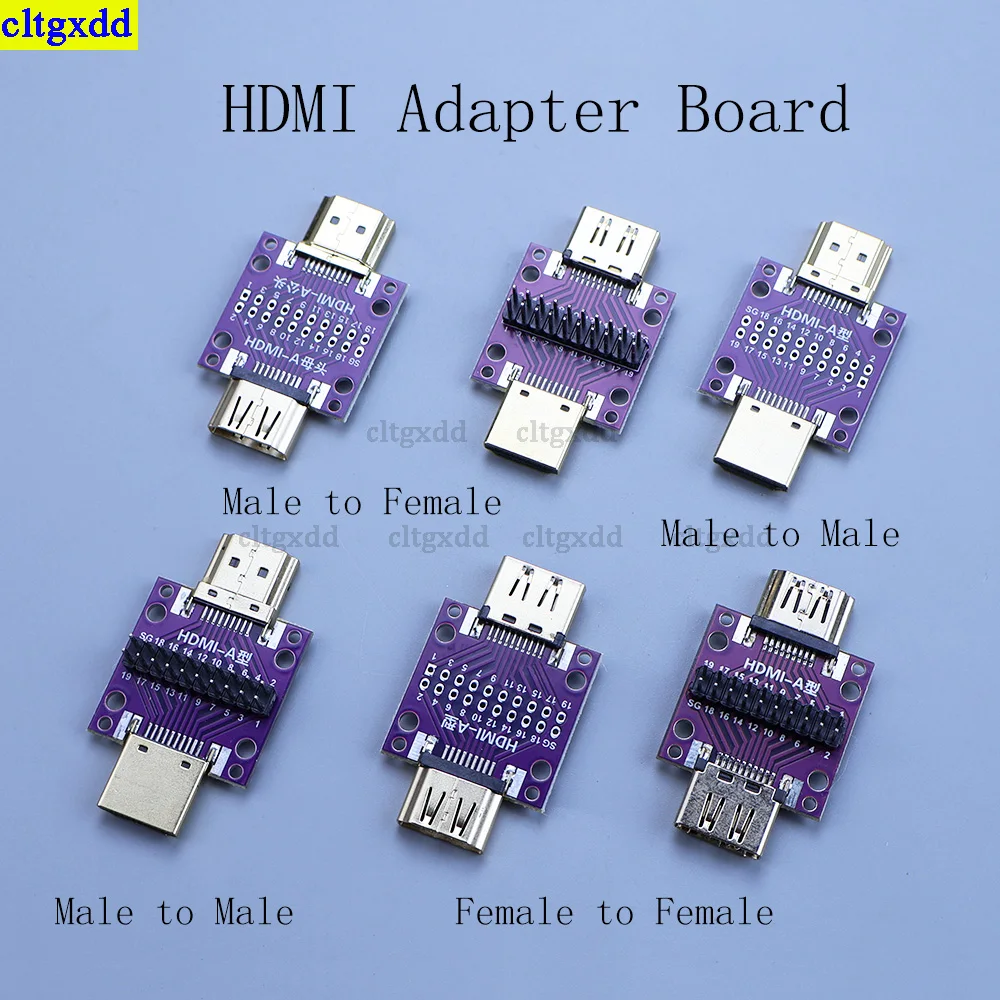 cltgxdd 1piece FOR HDMI Male Female Test Adapter Board with Pin Strip PCB Board Male Female Mutual Conversion Circuit Test Board
cltgxdd 1piece FOR HDMI Male Female Test Adapter Board with Pin Strip PCB Board Male Female Mutual Conversion Circuit Test Board