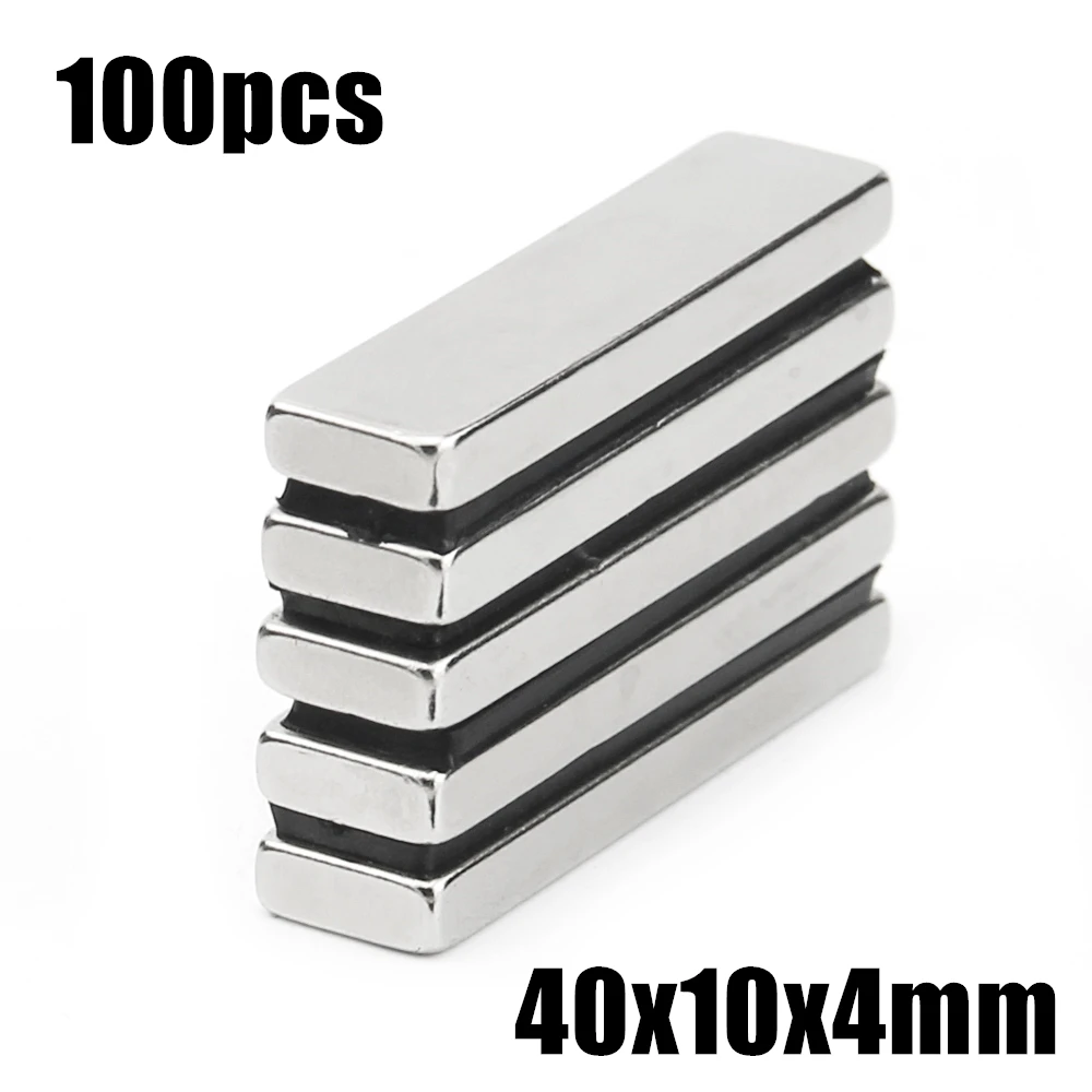 100pcs 40x10x4mm Super Powerful Strong Rare Earth Block NdFeB Magnet Neodymium N35 Magnets 40*10*4mm
100pcs 40x10x4mm Super Powerful Strong Rare Earth Block NdFeB Magnet Neodymium N35 Magnets 40*10*4mm