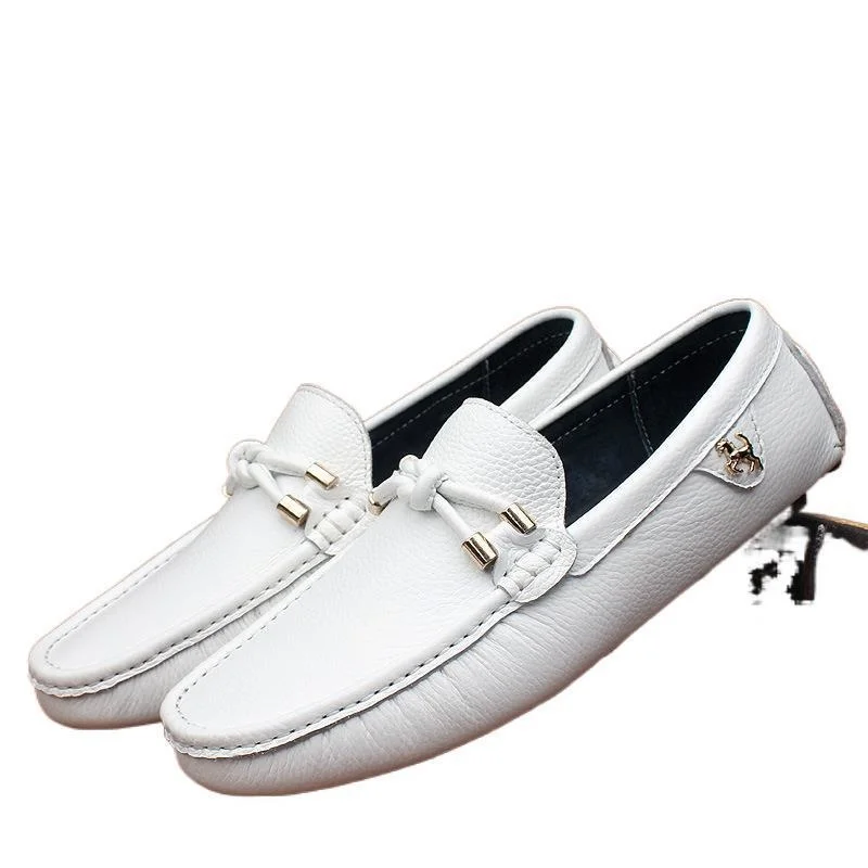 New Men's Leather Boat Shoes Men Casual British First Layer Leather Loafers Walking Male Sewing Slip-On Summer 37-44 Fashion
New Men's Leather Boat Shoes Men Casual British First Layer Leather Loafers Walking Male Sewing Slip-On Summer 37-44 Fashion