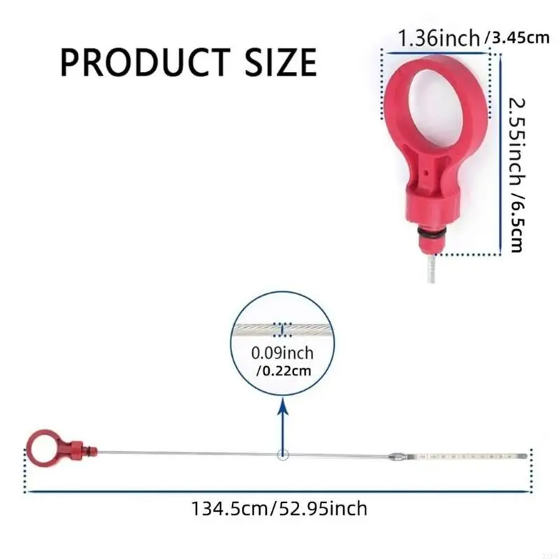Steel Transmission Oil Dipstick 917-327 Replacement rusts Resistant Transmission Dipstick Suitable for Automotives
Steel Transmission Oil Dipstick 917-327 Replacement rusts Resistant Transmission Dipstick Suitable for Automotives