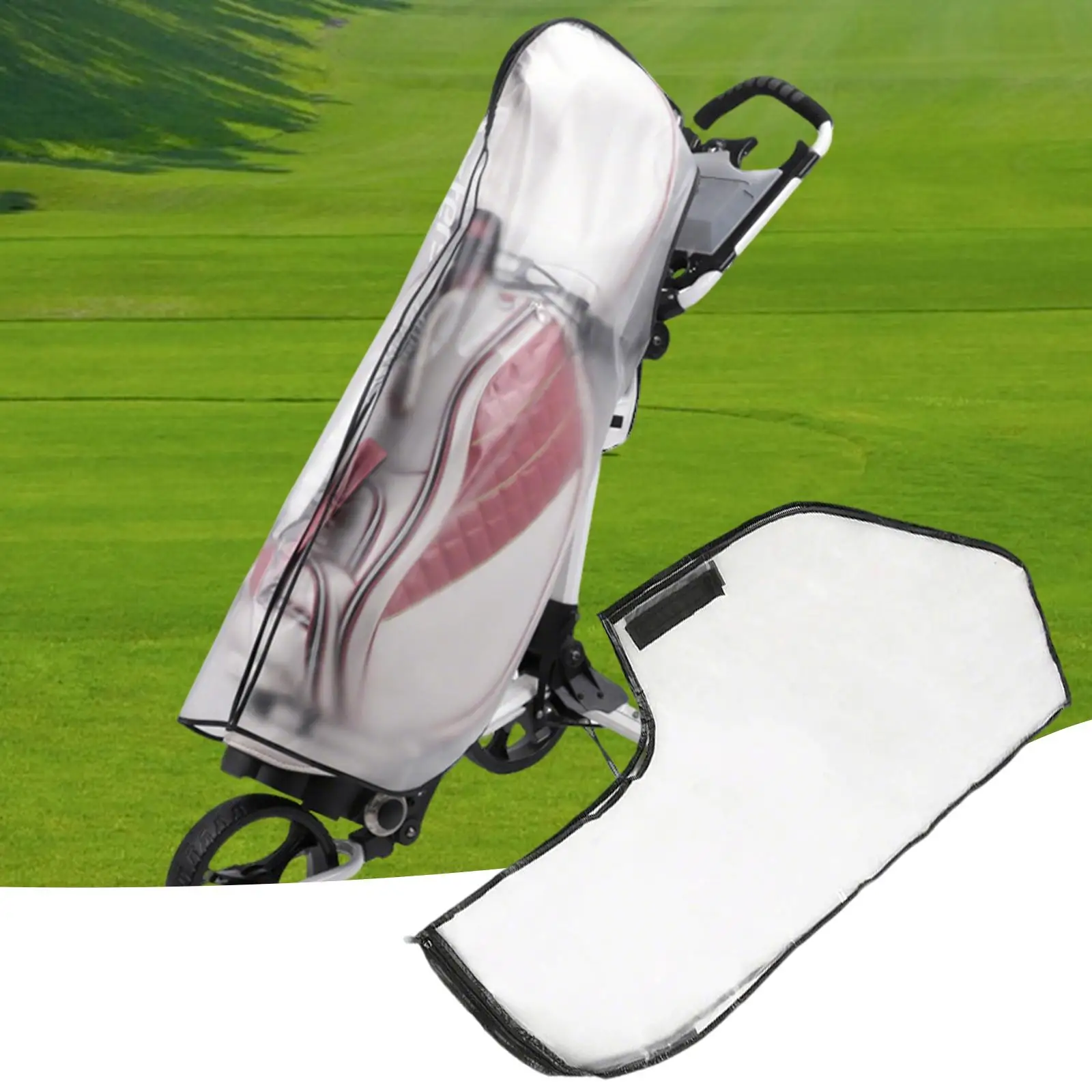 Golf Bag Rain Cover Waterproof Hood Outdoor Coat PVC Lightweight for Stand Bags Carry Cart Protector for Women Men Golfer
Golf Bag Rain Cover Waterproof Hood Outdoor Coat PVC Lightweight for Stand Bags Carry Cart Protector for Women Men Golfer