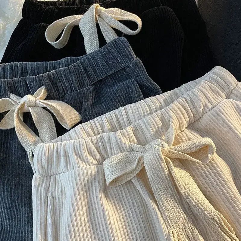 Men's Corduroy Pants Spring Autumn Fashion Loose All-match Casual Solid Trousers Striped Wide Leg High Street Sports Pants
Men's Corduroy Pants Spring Autumn Fashion Loose All-match Casual Solid Trousers Striped Wide Leg High Street Sports Pants