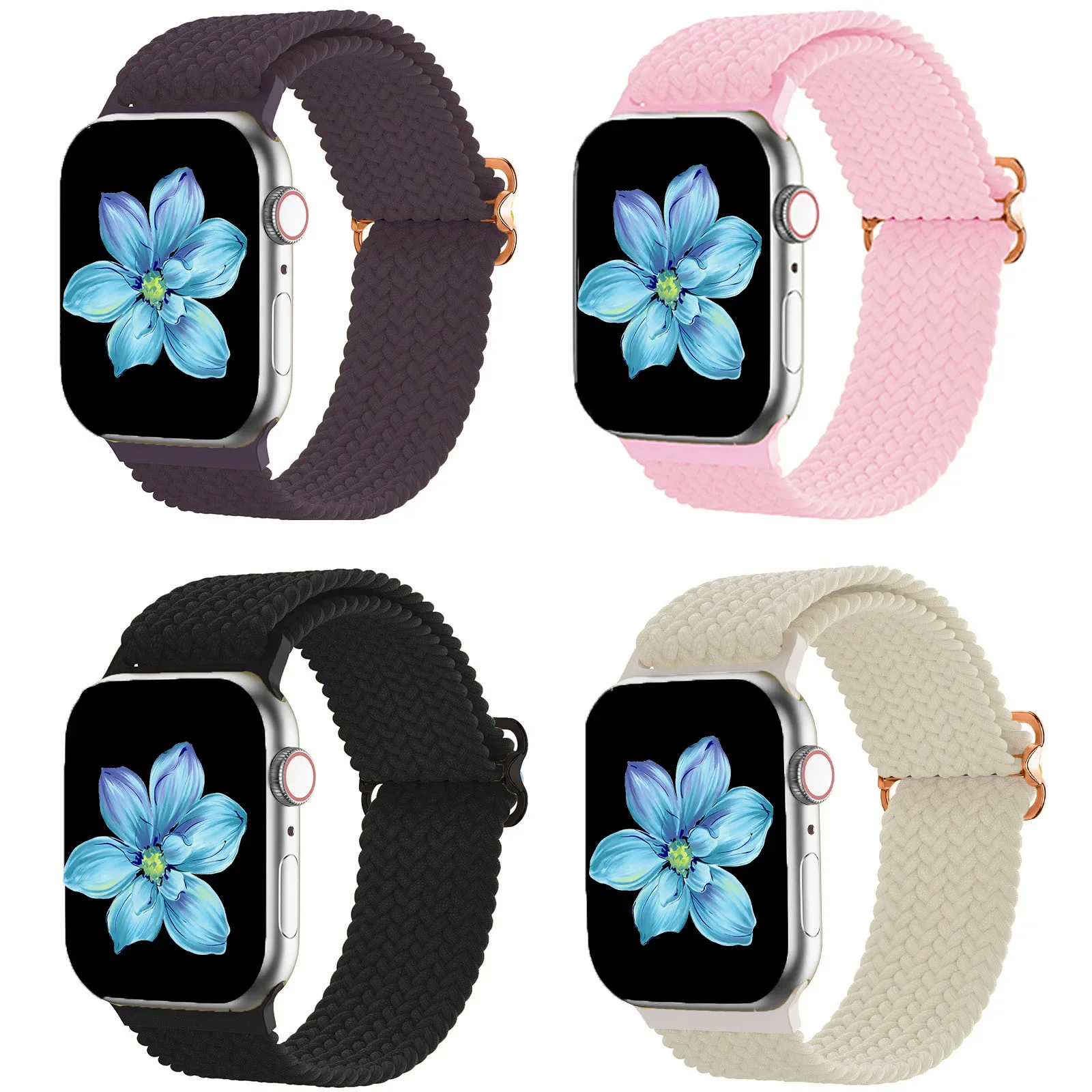 Nice elastic nylon For Apple Watch band women Series Ultra 10/9/8/7/6/5/4/3 38mm 40mm 41mm 42mm 44mm 45mm 46mm 49mm Strap
Nice elastic nylon For Apple Watch band women Series Ultra 10/9/8/7/6/5/4/3 38mm 40mm 41mm 42mm 44mm 45mm 46mm 49mm Strap