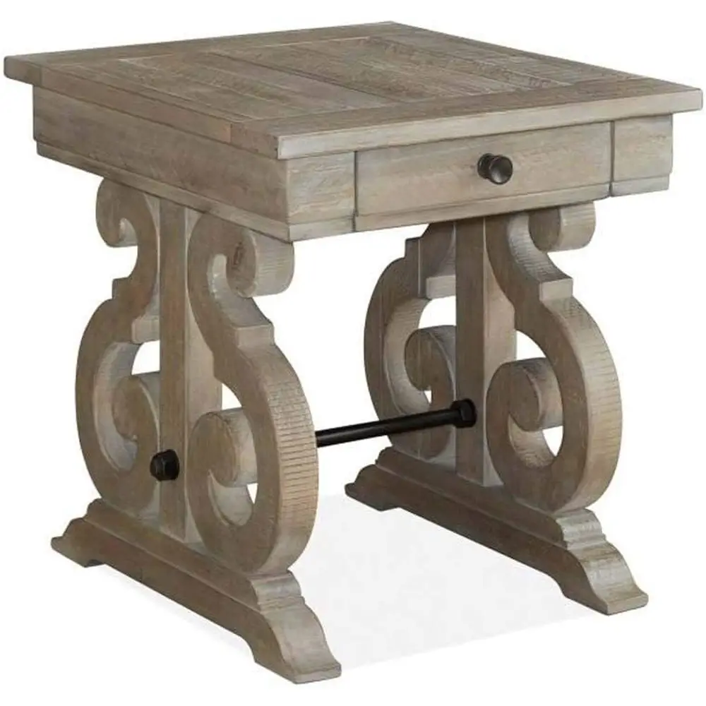 Tinley Park Recular Wood and Metal End Table in tail Gray
Tinley Park Recular Wood and Metal End Table in tail Gray
