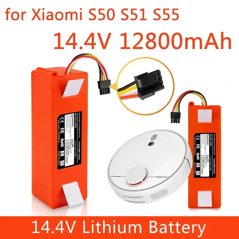 14.4V li-ion Battery Robotic Vacuum cleaner Replacement Battery for Xiaomi Robot Roborock S50 S51 S55 Accessory Spare Parts
14.4V li-ion Battery Robotic Vacuum cleaner Replacement Battery for Xiaomi Robot Roborock S50 S51 S55 Accessory Spare Parts