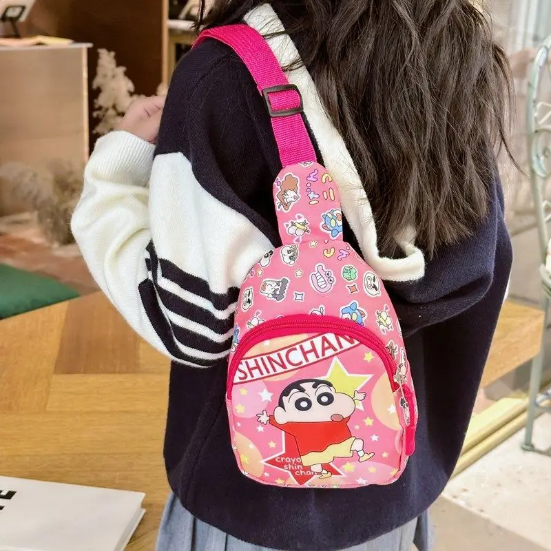 Kawaii Crayon Shin-Chan Nylon Chest Bag for Casual Fashion Trend Cartoon Shoulder Bag for Outdoor Sports Versatile Crossbody Bag
Kawaii Crayon Shin-Chan Nylon Chest Bag for Casual Fashion Trend Cartoon Shoulder Bag for Outdoor Sports Versatile Crossbody Bag