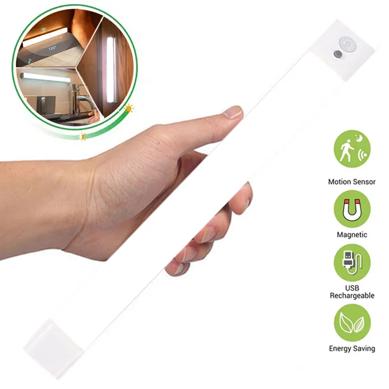 Motion Sensor Light Wireless LED Night Light Rechargeable Light Cabinet Wardrobe Lamp Staircase Backlight For Kitchen Bedroom
Motion Sensor Light Wireless LED Night Light Rechargeable Light Cabinet Wardrobe Lamp Staircase Backlight For Kitchen Bedroom