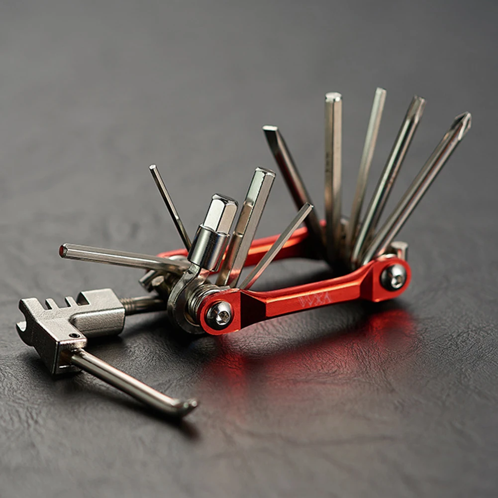 11 In 1 Bicycle Maintenance Tools Wrench/Screwdriver/Torx Bike Repair Tool Kit Multifunctional Waterproof for Tire Chain Spoke
11 In 1 Bicycle Maintenance Tools Wrench/Screwdriver/Torx Bike Repair Tool Kit Multifunctional Waterproof for Tire Chain Spoke
