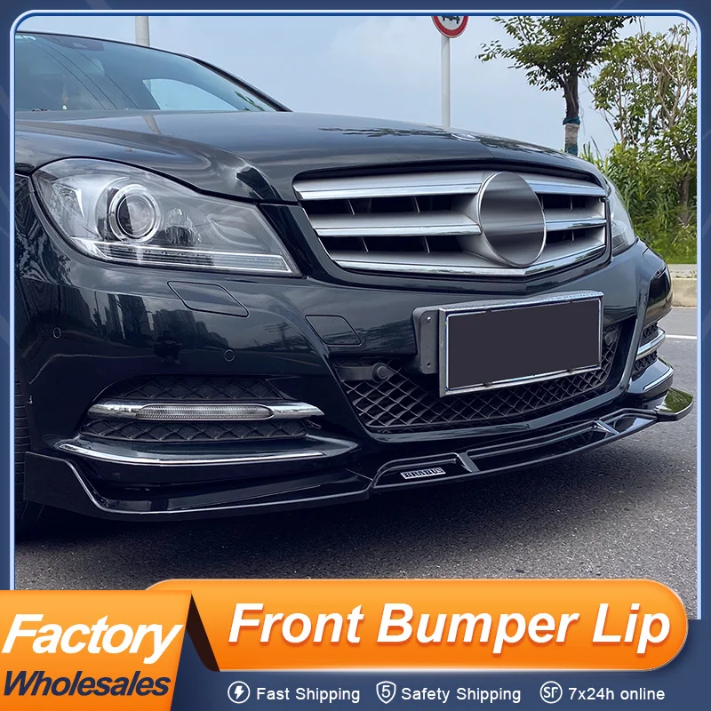 For Mercedes Benz C Class W204 Sedan 4 Door C180 C200 C220 C260 C300 Standard Sport Front Bumper Lip Chin Splitter 3Pcs Bodykit
For Mercedes Benz C Class W204 Sedan 4 Door C180 C200 C220 C260 C300 Standard Sport Front Bumper Lip Chin Splitter 3Pcs Bodykit
