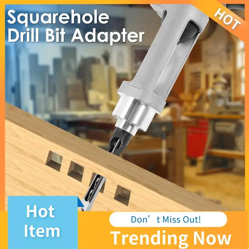 AB08-Square Hole Drill Bit Adapter With Drill Bits, Mortising Attachment, Aluminum Hole Drill Mounting Bracket, Drill Fixing
AB08-Square Hole Drill Bit Adapter With Drill Bits, Mortising Attachment, Aluminum Hole Drill Mounting Bracket, Drill Fixing