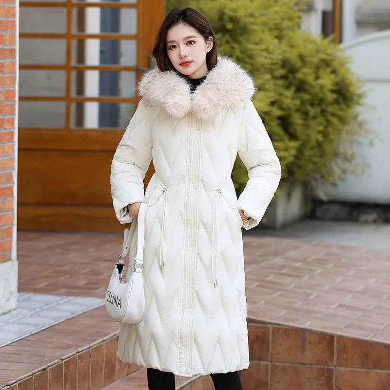 PinkyIsBlack Casual Fur Collar Down Cotton-padded Jacket Women's Winter Long 2025 New Puffer Jacket Parkas Female Outwear
PinkyIsBlack Casual Fur Collar Down Cotton-padded Jacket Women's Winter Long 2025 New Puffer Jacket Parkas Female Outwear