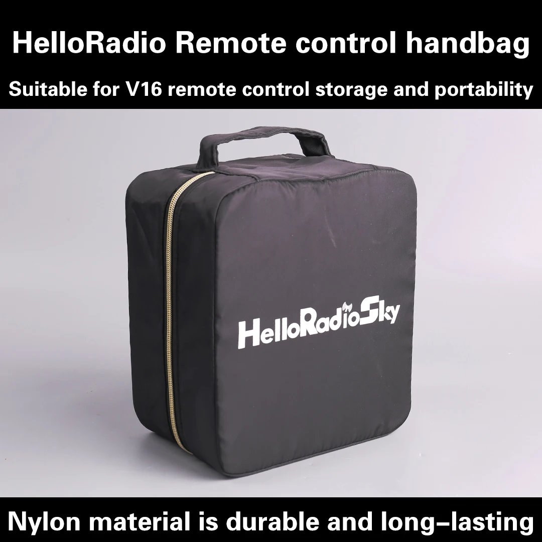 HelloRadio V16 Ручная сумка для хранения с дистанционным управлением, портативная модель самолета, совместимая с Radiomaster TX16S
HelloRadio V16 Ручная сумка для хранения с дистанционным управлением, портативная модель самолета, совместимая с Radiomaster TX16S