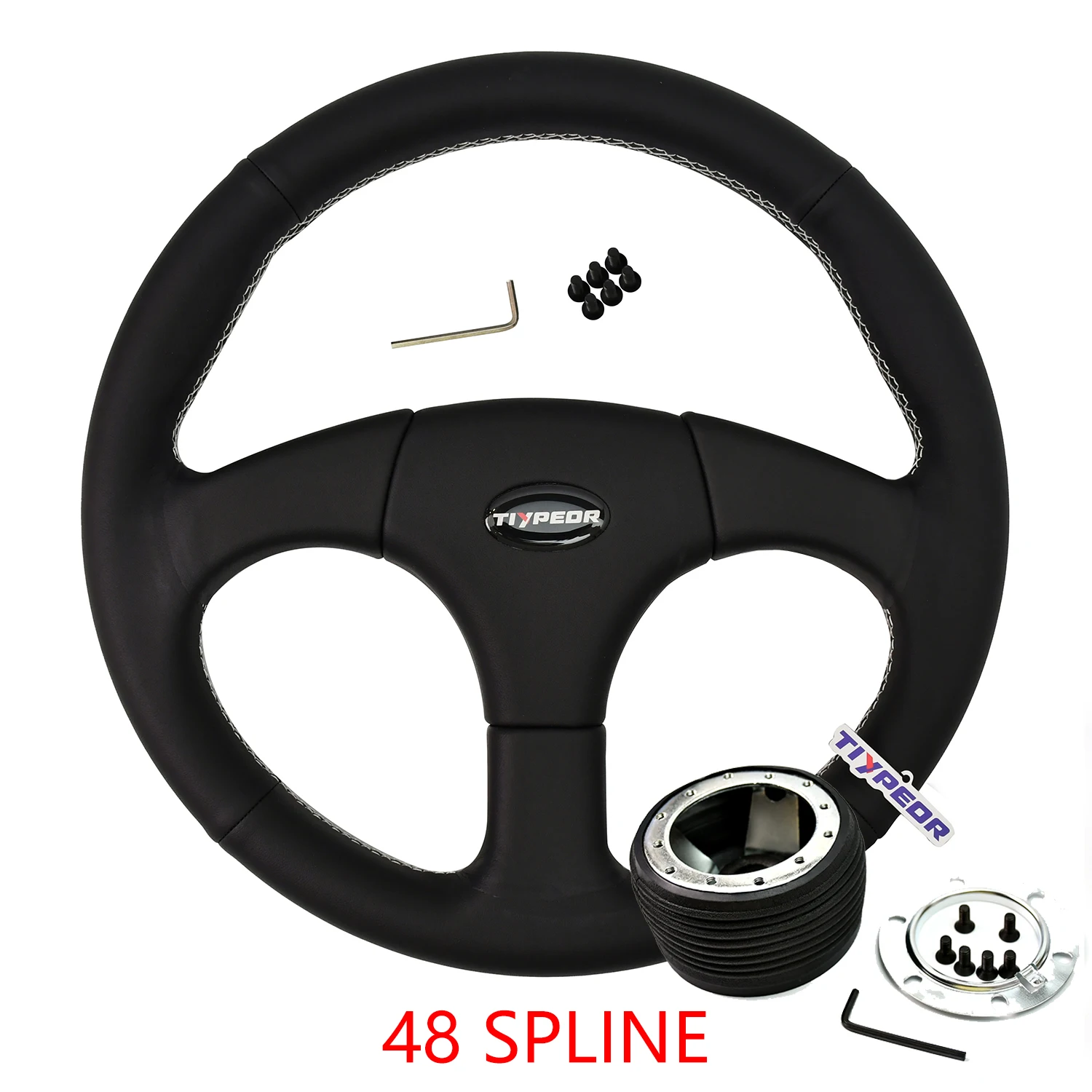 TIYPEOR Brand Genuine Leather Steering Wheel Suitable for LAND ROVER DEFENDER 90 / 110 14" SPORTS STEERING WHEEL 48, 36 SPLINE
TIYPEOR Brand Genuine Leather Steering Wheel Suitable for LAND ROVER DEFENDER 90 / 110 14" SPORTS STEERING WHEEL 48, 36 SPLINE