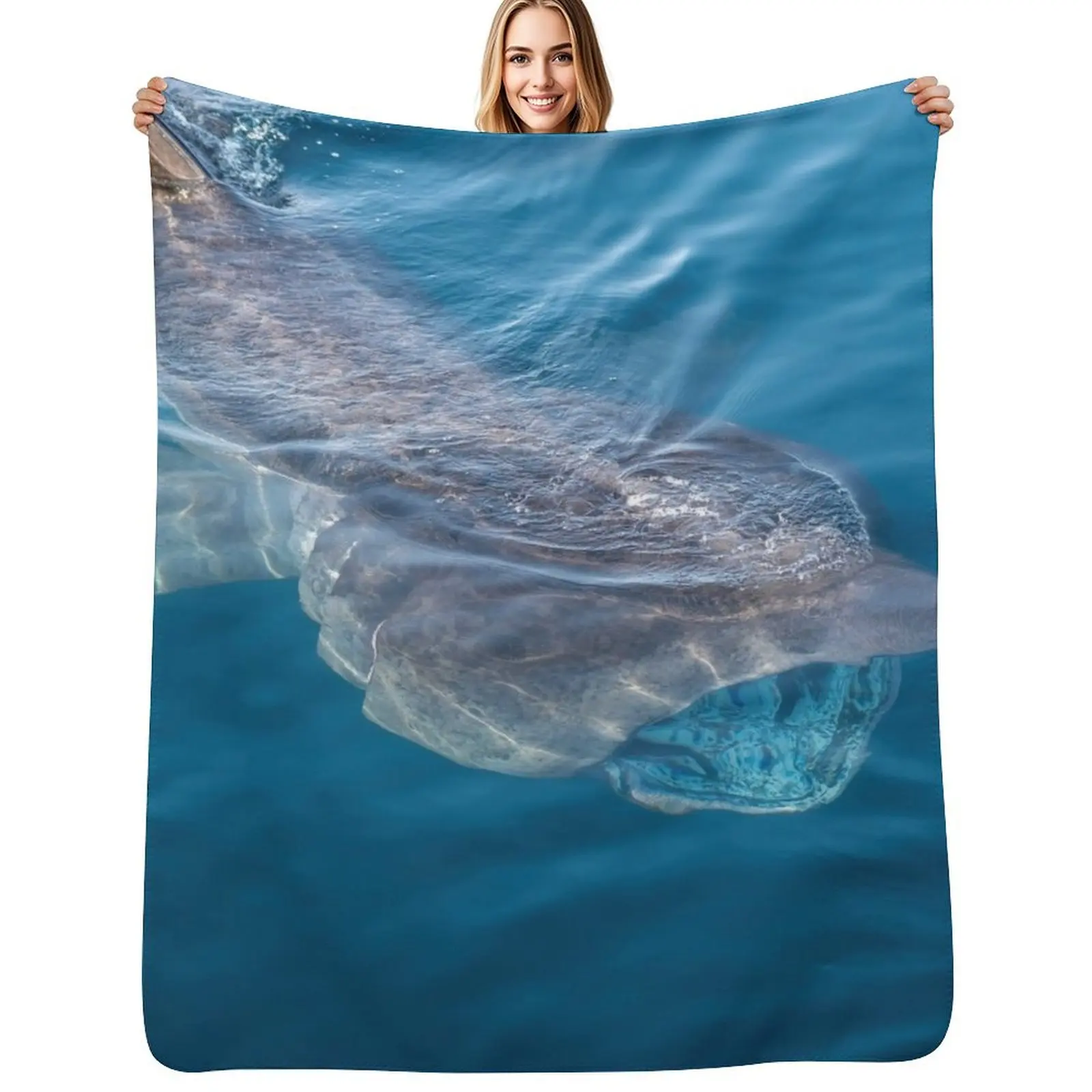 Basking Shark, West Cork, Ireland Throw Blanket Soft Comfort Blanket for Reading Watching TV
Basking Shark, West Cork, Ireland Throw Blanket Soft Comfort Blanket for Reading Watching TV
