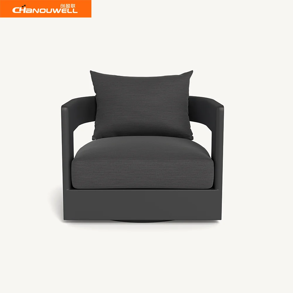 Modern Outdoor Aluminum Swivel Sofa Comfortable Cushion Popular Style for Home or Hotel Furniture
Modern Outdoor Aluminum Swivel Sofa Comfortable Cushion Popular Style for Home or Hotel Furniture