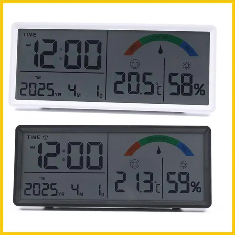 H55A Battery Operated Digital Clock With Temperature Humidity Monitoring Function
H55A Battery Operated Digital Clock With Temperature Humidity Monitoring Function