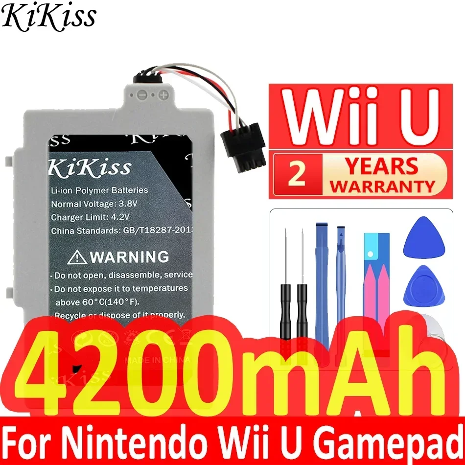 Аккумулятор для геймпада для геймпада Nintendo Wii U над кабелем, высокая производительность, 4200 мАч
Аккумулятор для геймпада для геймпада Nintendo Wii U над кабелем, высокая производительность, 4200 мАч