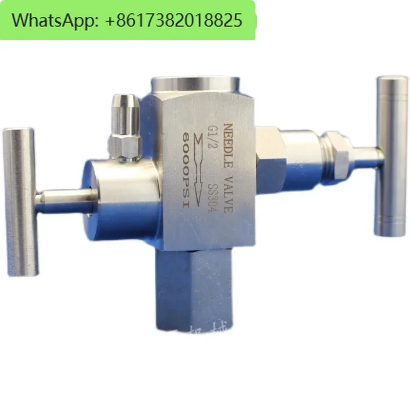 304 high-pressure multifunctional needle valve M20 * 1.5 with exhaust and pressure relief needle globe valve for pressure gauges
304 high-pressure multifunctional needle valve M20 * 1.5 with exhaust and pressure relief needle globe valve for pressure gauges