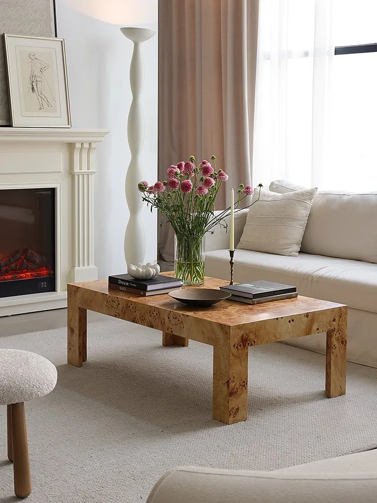 French Light Luxury Retro Style Rectangular Solid Wood Furniture Living room Art Decoration Relaxing Receiving Guests Tea Table
French Light Luxury Retro Style Rectangular Solid Wood Furniture Living room Art Decoration Relaxing Receiving Guests Tea Table