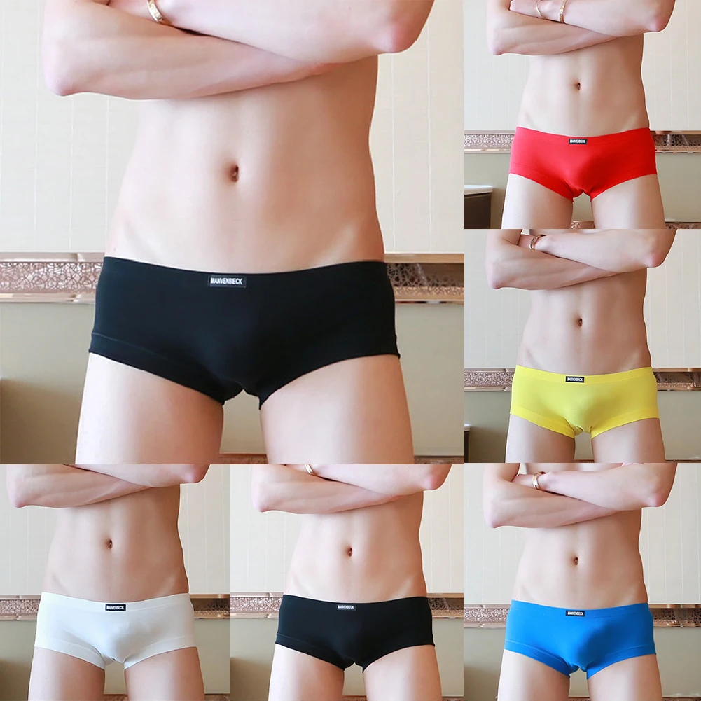 Men's Seamless Breathable Comfy Boxers Underwear Bulge Pouch Briefs Seamless Shorts Ultra-Thin Trunks Underpants Knickers
Men's Seamless Breathable Comfy Boxers Underwear Bulge Pouch Briefs Seamless Shorts Ultra-Thin Trunks Underpants Knickers