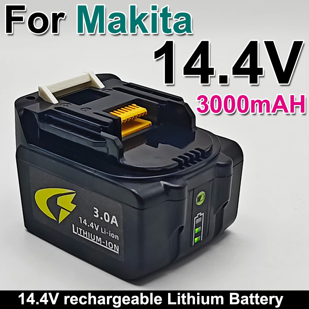 Аккумуляторная батарея для Makita 14,4 V 3000mAh BL1430 BL1415 BL1440 196875-4 194558-0 195444-8 3.0Ah 14,4 V
Аккумуляторная батарея для Makita 14,4 V 3000mAh BL1430 BL1415 BL1440 196875-4 194558-0 195444-8 3.0Ah 14,4 V