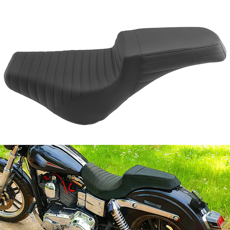 Motorcycle Black Two Up Driver Front Rear Passenger Seat Cushion Pad For Harley Softail Standard Deluxe Street Bob 2018-2025
Motorcycle Black Two Up Driver Front Rear Passenger Seat Cushion Pad For Harley Softail Standard Deluxe Street Bob 2018-2025