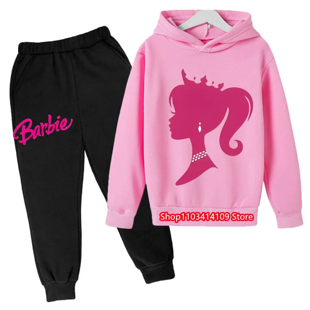 Barbie Casual Kids Sportswear 2 Piece Hoodies Set Clothing Girls Boys Sweatshirt Pants Tracksuit Children Jogging Halloween Gift
Barbie Casual Kids Sportswear 2 Piece Hoodies Set Clothing Girls Boys Sweatshirt Pants Tracksuit Children Jogging Halloween Gift