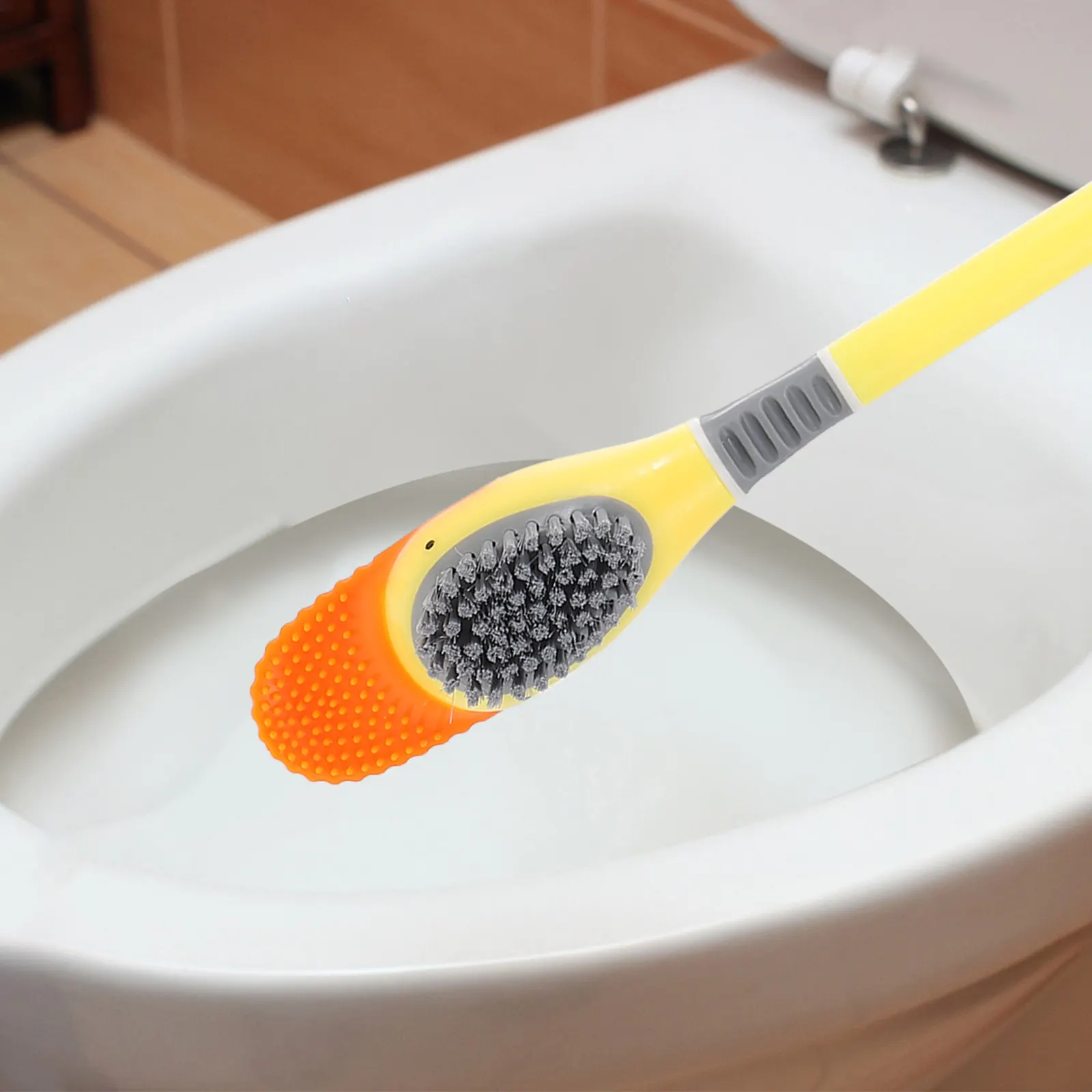 1Set Ergonomic Toilet Brush Set with Hidden Sanitary Stand Wear-Resistant Bristles for Tight Bathrooms Daily Household Cleaning
1Set Ergonomic Toilet Brush Set with Hidden Sanitary Stand Wear-Resistant Bristles for Tight Bathrooms Daily Household Cleaning
