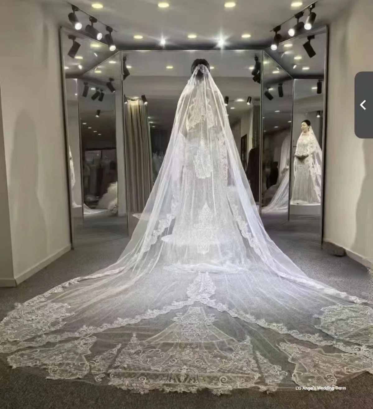 Unique Lace Wedding Veil Cathedral Veil One Layer Bridal Accessory with Comb for Brides MM Wedding Headwear
Unique Lace Wedding Veil Cathedral Veil One Layer Bridal Accessory with Comb for Brides MM Wedding Headwear