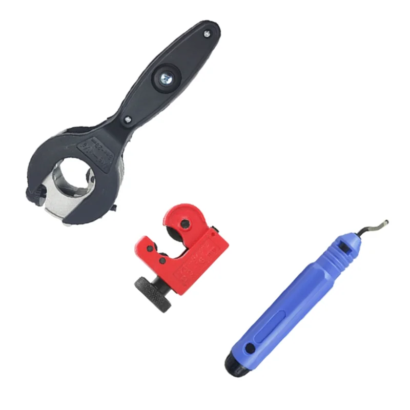 GTBL Precision Cutting 3-Pcs Hand Tool - Ratchet Scissors Tube Pipe Cutter For PVC/PU/PP/PE, 8-29Mm 
GTBL Precision Cutting 3-Pcs Hand Tool - Ratchet Scissors Tube Pipe Cutter For PVC/PU/PP/PE, 8-29Mm