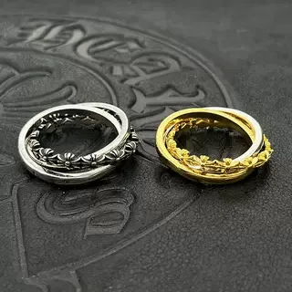 S925 Pure Silver trendy jewelry Thai silver retro three-ring cross flower ring men's medieval personality hip-hop ring
S925 Pure Silver trendy jewelry Thai silver retro three-ring cross flower ring men's medieval personality hip-hop ring