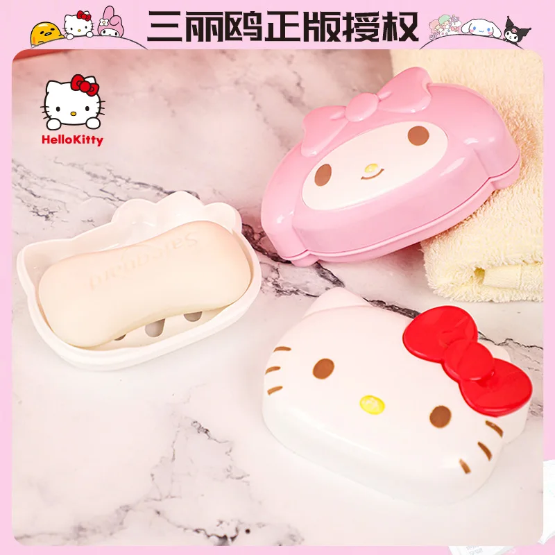 Sanrio Hello Kitty My Melody Soap Case Holder Container with Lid Soap Box Dish for Bathroom Household Laundry Soap Dish Gifts
Sanrio Hello Kitty My Melody Soap Case Holder Container with Lid Soap Box Dish for Bathroom Household Laundry Soap Dish Gifts