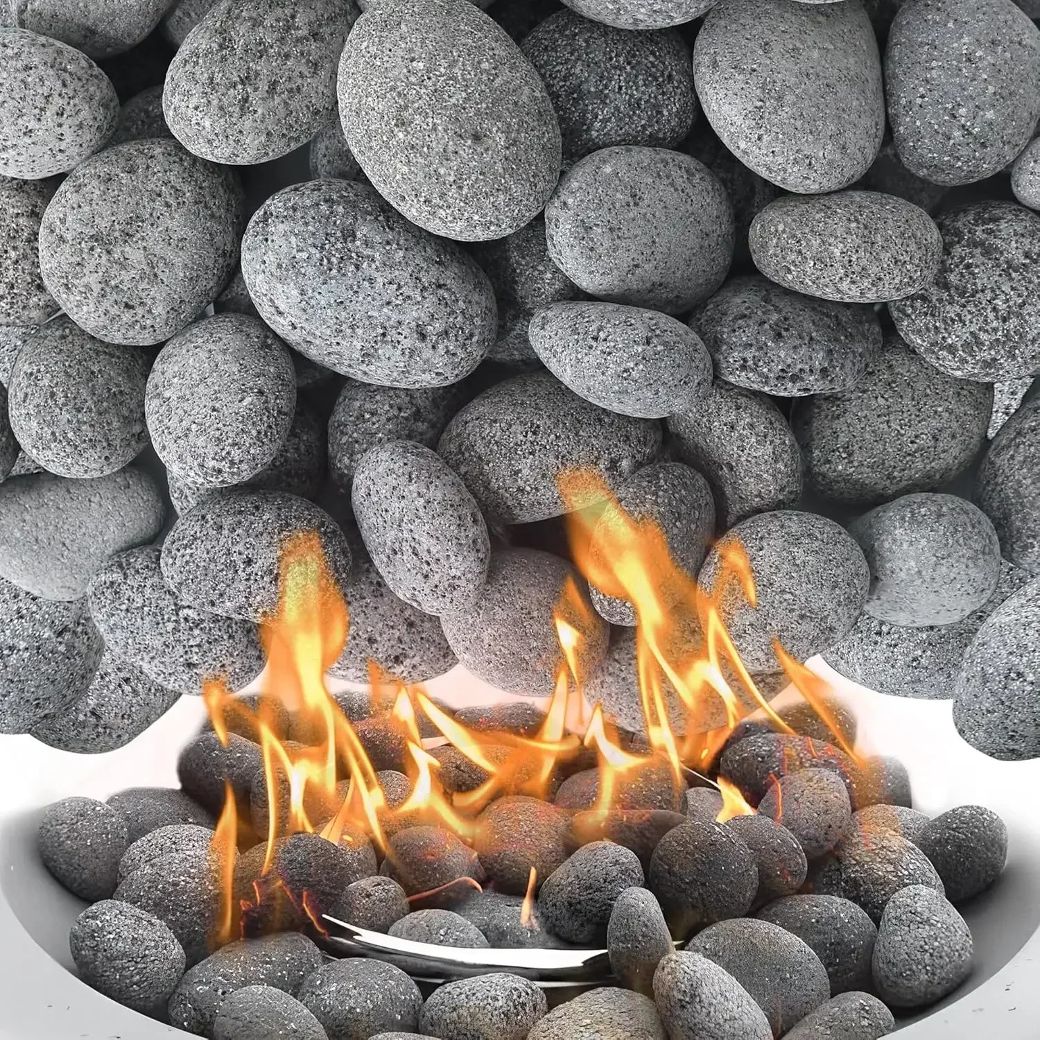 45LB Lava Rocks for Fire Pit, 2-3 Inch Natural Pebbles Tumbled Lava Rock for Gas Fire Pit and Indoor Outdoor Fireplaces
45LB Lava Rocks for Fire Pit, 2-3 Inch Natural Pebbles Tumbled Lava Rock for Gas Fire Pit and Indoor Outdoor Fireplaces