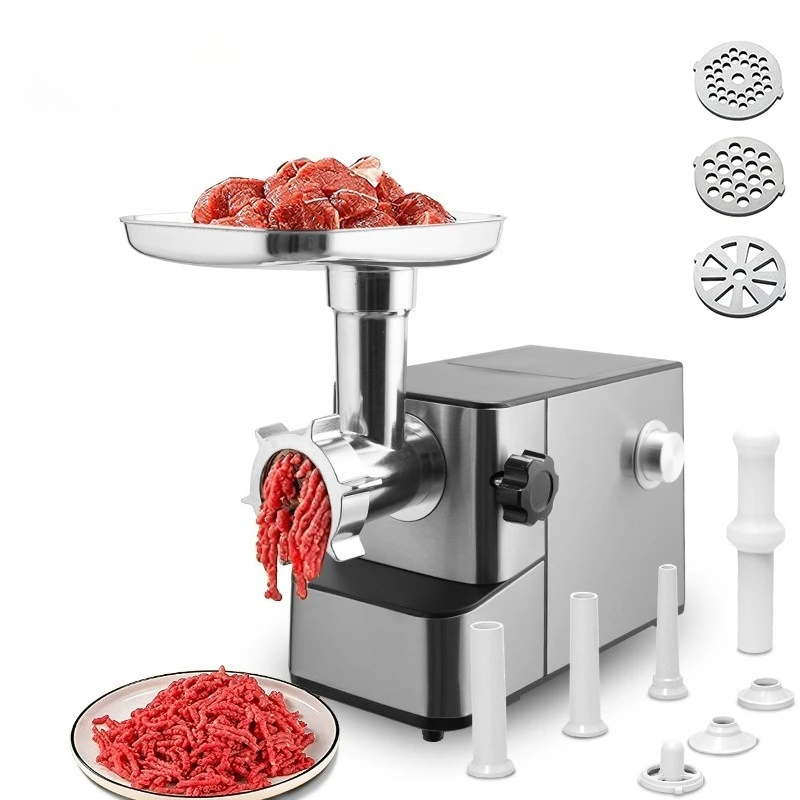 Multifunctional electric stainless steel household automatic high-power powerful minced meat filling sausage machine
Multifunctional electric stainless steel household automatic high-power powerful minced meat filling sausage machine
