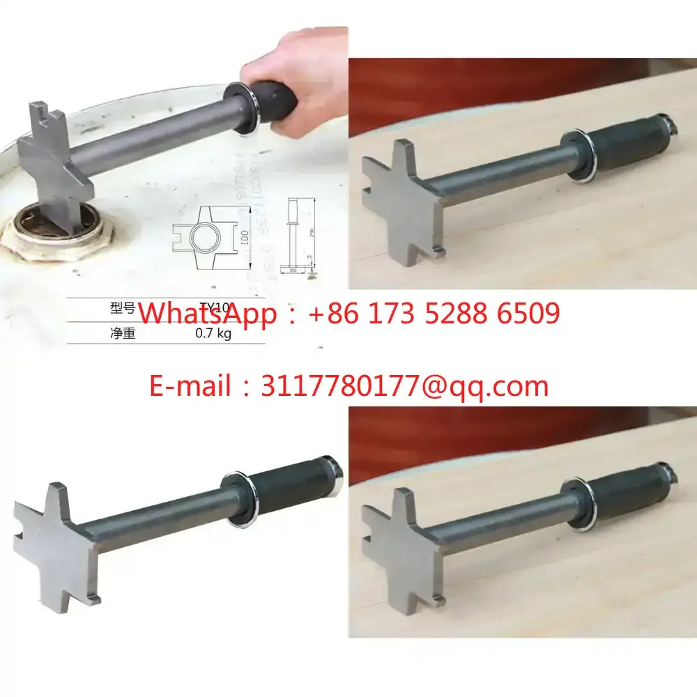 WAP01 55 Gallon Oil Drum Lid Opener 200L Plastic Oil Drum Lid Manual Universal Oil Tank Opener Opening Wrench Barrel Opening
WAP01 55 Gallon Oil Drum Lid Opener 200L Plastic Oil Drum Lid Manual Universal Oil Tank Opener Opening Wrench Barrel Opening