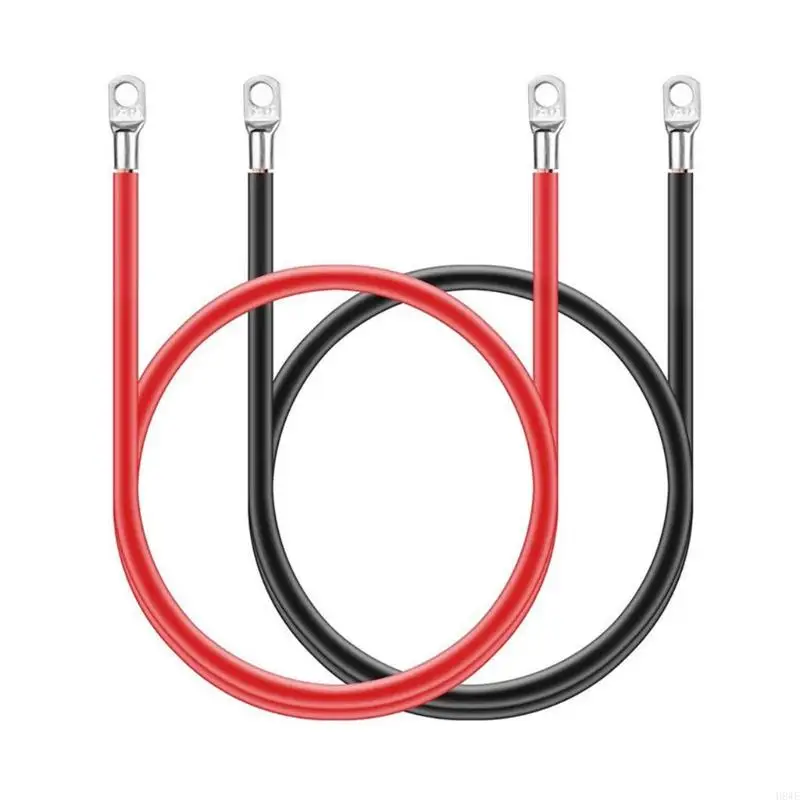 H8WE 1 Pair 5AWG Power Cord Connection Ground Cable High Power Wire Battery Inverter Cord Car Battery Extension Terminal 12V
H8WE 1 Pair 5AWG Power Cord Connection Ground Cable High Power Wire Battery Inverter Cord Car Battery Extension Terminal 12V