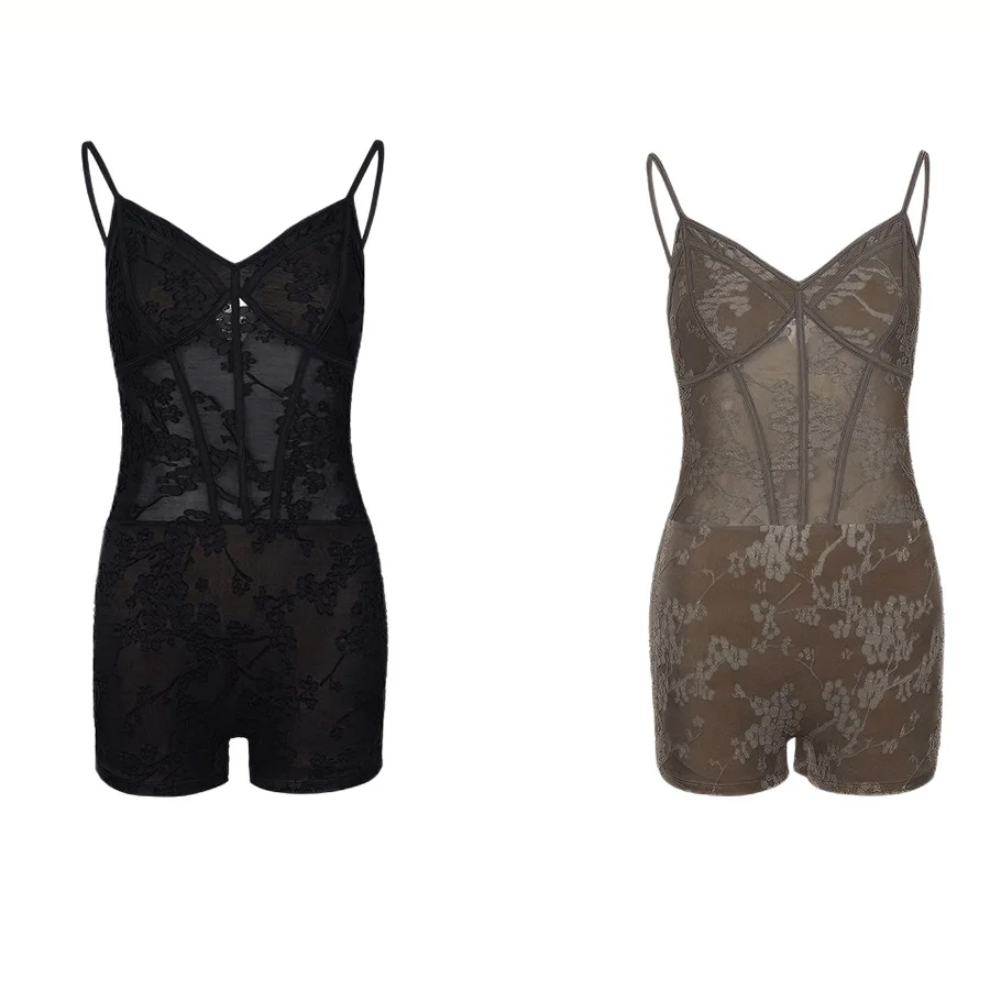 Elegant Floral Lace Latin Dance Bodysuit Women Spaghetti Strap Mesh Romper for Salsa Cha Cha Practice
Elegant Floral Lace Latin Dance Bodysuit Women Spaghetti Strap Mesh Romper for Salsa Cha Cha Practice