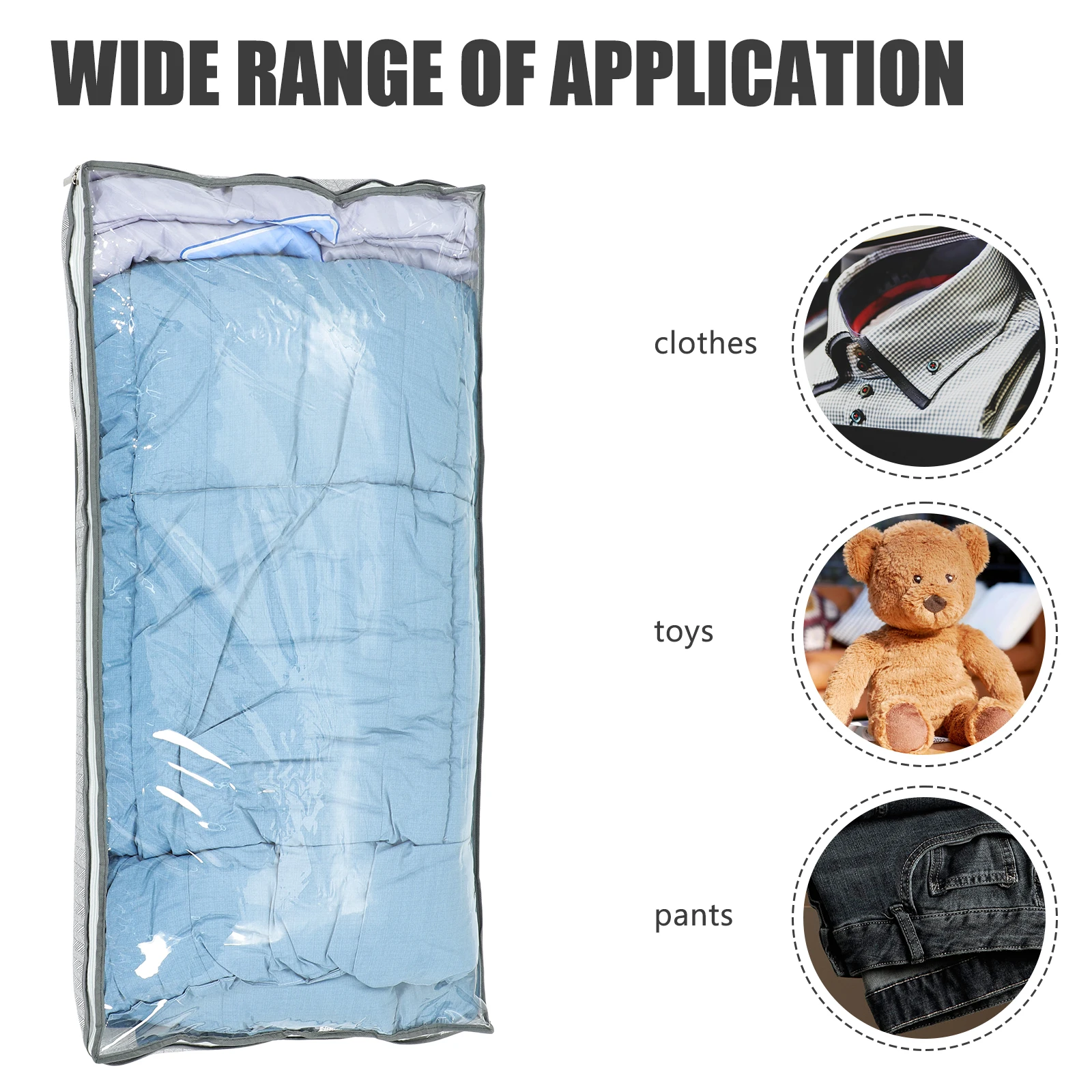 Vacuum Dustproof Storage Box Organizer Non-woven Fabric Closet Boxes for Wardrobe
Vacuum Dustproof Storage Box Organizer Non-woven Fabric Closet Boxes for Wardrobe