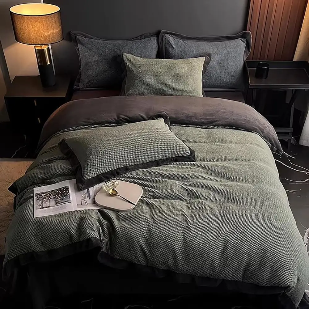 Cotton Duvet Cover King,Cotton Wale Weave Duvet Cover King Size,Gentle Sot and Breathable Bedding Set or All Season,4 Pieces(Que
Cotton Duvet Cover King,Cotton Wale Weave Duvet Cover King Size,Gentle Sot and Breathable Bedding Set or All Season,4 Pieces(Que