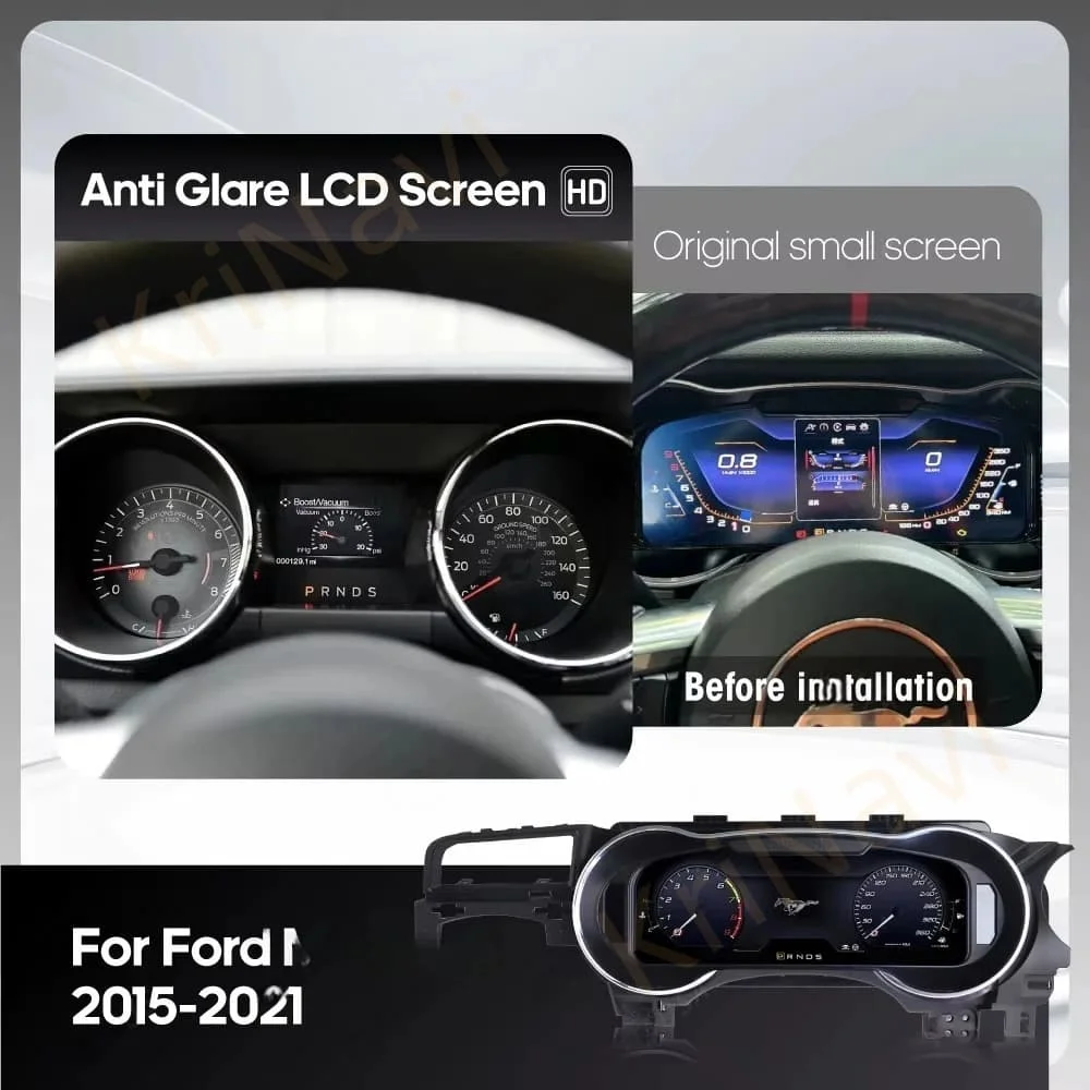 New Cluster For Ford Mustang 2015-2021 Dashboard Speedometer instrument panel digital instrument Car play OTA upgrade
New Cluster For Ford Mustang 2015-2021 Dashboard Speedometer instrument panel digital instrument Car play OTA upgrade