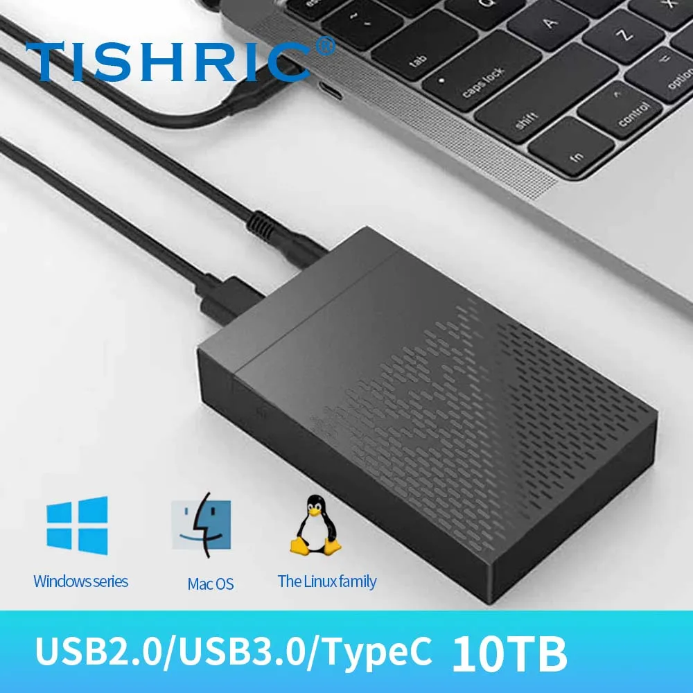 TISHRIC External Hard Drive Enclosure HDD Case USB3.0 Type-C Hard Disk 3.5Inch External Case for Gaming PC Laptop TV PS5 PS4
TISHRIC External Hard Drive Enclosure HDD Case USB3.0 Type-C Hard Disk 3.5Inch External Case for Gaming PC Laptop TV PS5 PS4 