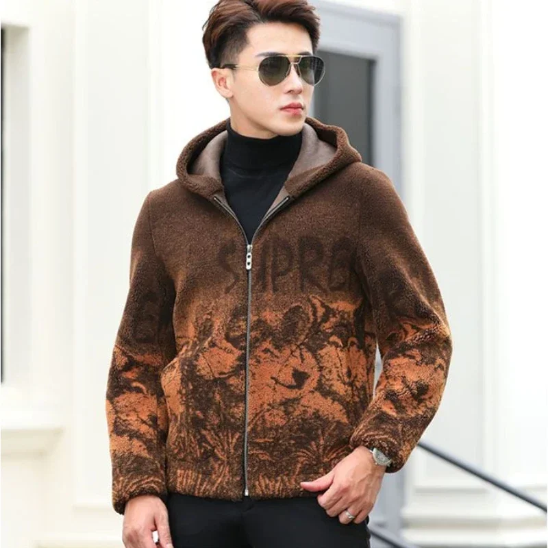 New 2024 Winter Casual Thicken Warm Faux Fur Fleece Jacket Men Streetwear Fashion Wolf Print Zipper Hooded Coats Men Clothing
New 2024 Winter Casual Thicken Warm Faux Fur Fleece Jacket Men Streetwear Fashion Wolf Print Zipper Hooded Coats Men Clothing