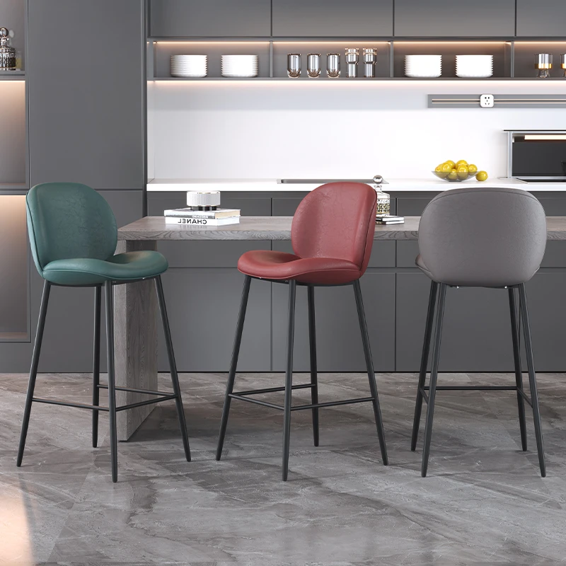 Luxury Minimalist Bar Chairs Computer Ergonomic Comfortable Design Bar Chairs Rocking Nordic Leather Metal Cadeirabar Furniture
Luxury Minimalist Bar Chairs Computer Ergonomic Comfortable Design Bar Chairs Rocking Nordic Leather Metal Cadeirabar Furniture