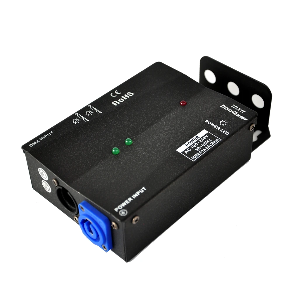 TIPTOP Truss Hanging 2 Port DMX512 Splitter Portable Distributor High Voltage Protection Independent 3PIN XLR Socket TP-D1337
TIPTOP Truss Hanging 2 Port DMX512 Splitter Portable Distributor High Voltage Protection Independent 3PIN XLR Socket TP-D1337