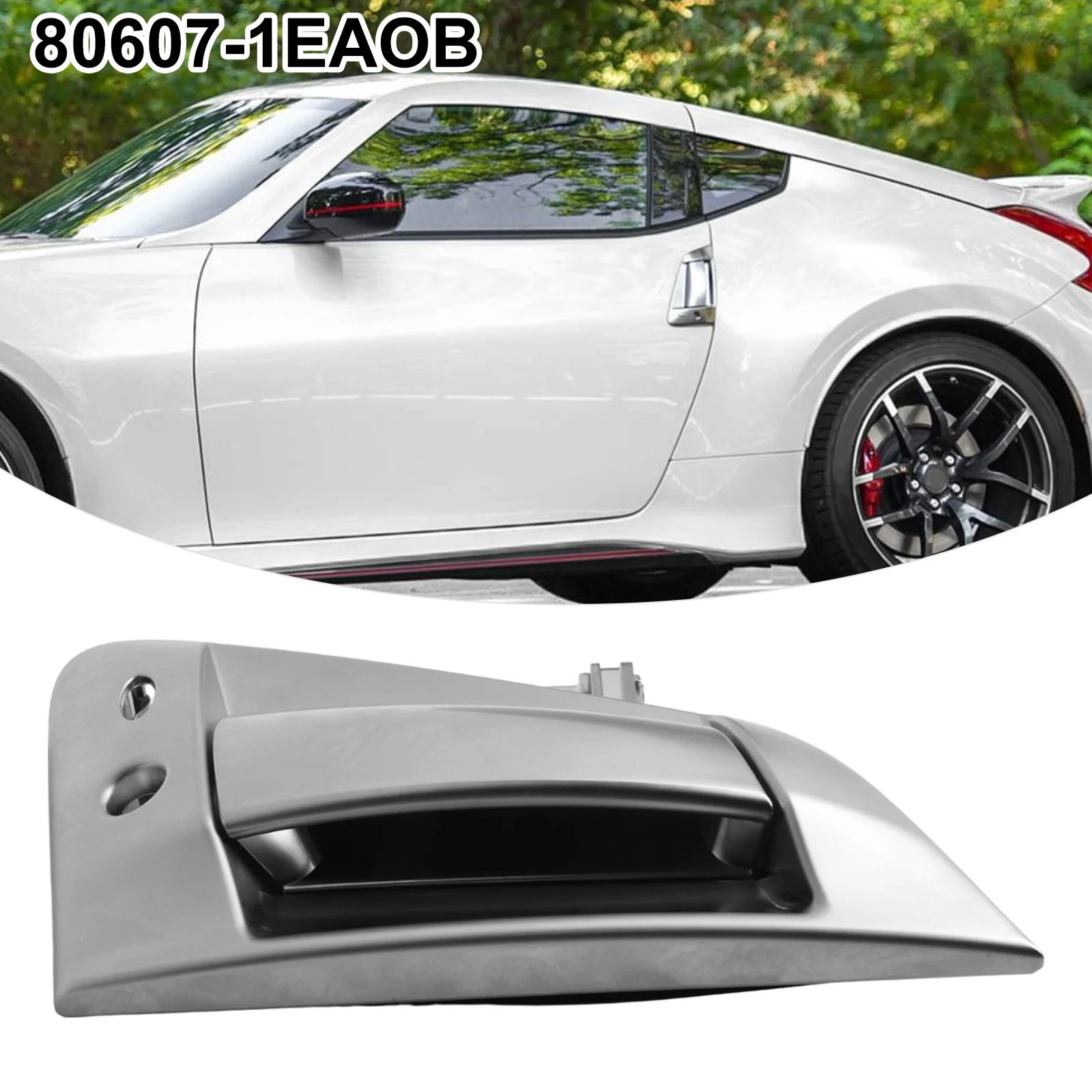 Сменная левая передняя внешняя ручка двери для Nissan для 370Z (2009 2018), номер детали 806071EA0B, простая установка 
Сменная левая передняя внешняя ручка двери для Nissan для 370Z (2009 2018), номер детали 806071EA0B, простая установка